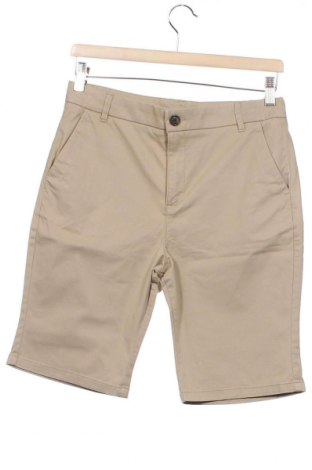 Pantaloni scurți pentru copii Marks & Spencer, Mărime 13-14y/ 164-168 cm, Culoare Bej, 98% bumbac, 2% elastan, Preț 87,50 Lei