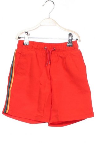 Dětské krátké kalhoty  Paul Smith Junior, Velikost 6-7y/ 122-128 cm, Barva Červená, Polyester, Cena  397,00 Kč