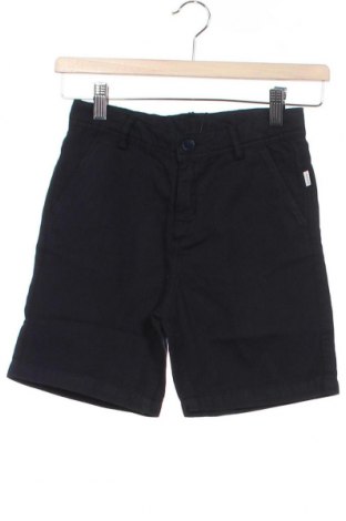 Pantaloni scurți pentru copii Paul Smith Junior, Mărime 8-9y/ 134-140 cm, Culoare Albastru, 42% lyocell, 36% in, 22% bumbac, Preț 73,42 Lei