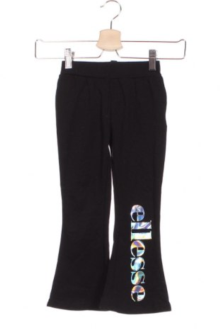 Pantaloni pentru copii Ellesse, Mărime 4-5y/ 110-116 cm, Culoare Negru, 95% bumbac, 5% elastan, Preț 52,63 Lei