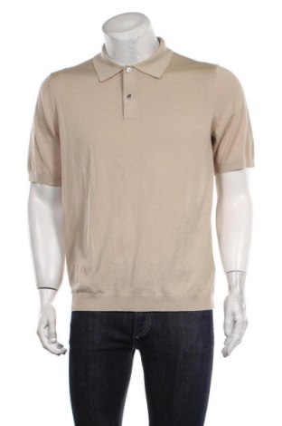 Мъжка блуза Arket, Размер M, Цвят Бежов, 70% памук, 30% коприна, Цена 45,60 лв.