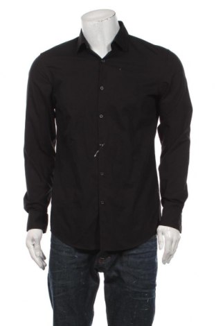 Pánská košile  Hugo Boss, Velikost M, Barva Černá, Bavlna, Cena  1 365,00 Kč