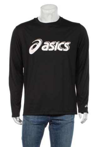 Мъжка спортна блуза ASICS, Размер XL, Цвят Черен, 100% полиестер, Цена 50,35 лв.