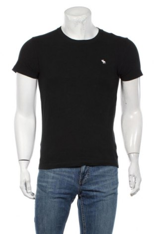 Мъжка тениска Abercrombie & Fitch, Размер XS, Цвят Черен, Памук, Цена 27,52 лв.