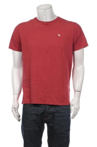 Мъжка тениска Abercrombie & Fitch, Размер L, Цвят Розов, Памук, Цена 30,08 лв.