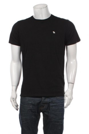 Мъжка тениска Abercrombie & Fitch, Размер L, Цвят Черен, Памук, Цена 30,08 лв.