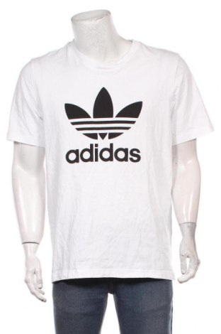 Herren T-Shirt Adidas Originals, Größe L, Farbe Weiß, Baumwolle, Preis 20,98 €