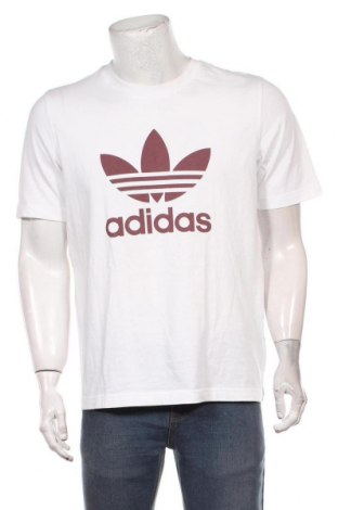 Tricou de bărbați Adidas Originals, Mărime M, Culoare Alb, Bumbac, Preț 109,15 Lei