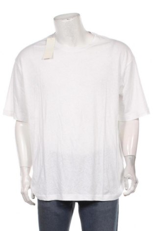 Мъжка тениска Arket, Размер L, Цвят Бял, 43% лен, 57% памук, Цена 29,37 лв.