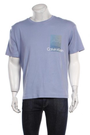 Pánské tričko  Calvin Klein, Velikost XL, Barva Modrá, Bavlna, Cena  548,00 Kč