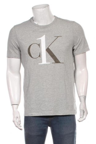 Herren T-Shirt Calvin Klein, Größe M, Farbe Grau, 95% Baumwolle, 5% Elastan, Preis 20,65 €