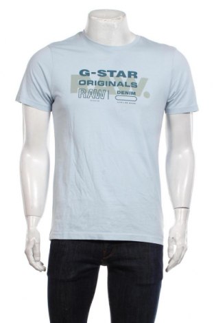 Tricou de bărbați G-Star Raw, Mărime M, Culoare Albastru, Bumbac, Preț 104,67 Lei
