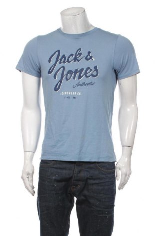 Tricou de bărbați Jack & Jones, Mărime S, Culoare Albastru, Bumbac, Preț 105,00 Lei