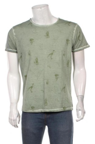 Ανδρικό t-shirt Khujo, Μέγεθος M, Χρώμα Πράσινο, Βαμβάκι, Τιμή 16,01 €