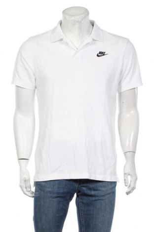 Tricou de bărbați Nike, Mărime M, Culoare Alb, Bumbac, Preț 109,54 Lei