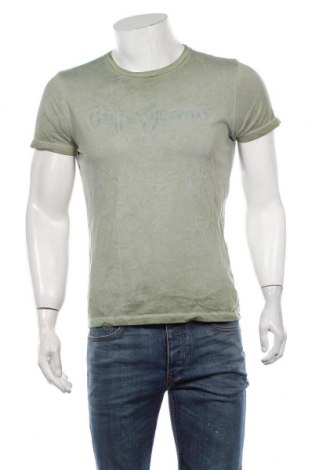 Мъжка тениска Pepe Jeans, Размер M, Цвят Зелен, Цена 38,00 лв.
