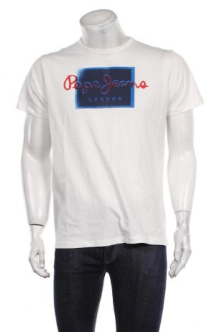 Pánské tričko  Pepe Jeans, Velikost M, Barva Bílá, Bavlna, Cena  607,00 Kč