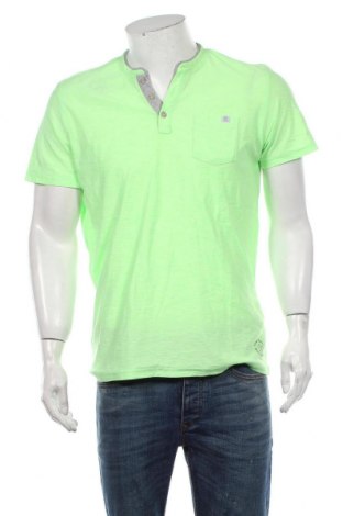 Tricou de bărbați Tom Tailor, Mărime L, Culoare Verde, 68% bumbac, 32% poliester, Preț 75,66 Lei