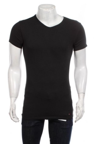 Ανδρικό t-shirt Tommy Hilfiger, Μέγεθος S, Χρώμα Μαύρο, 95% βαμβάκι, 5% ελαστάνη, Τιμή 20,21 €