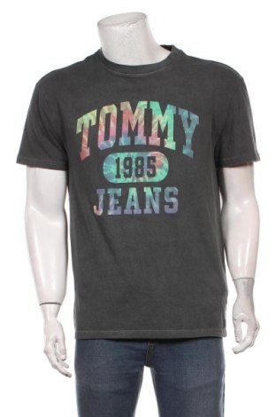 Herren T-Shirt Tommy Hilfiger, Größe M, Farbe Grau, Baumwolle, Preis 20,65 €