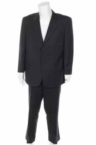 Ανδρικό κοστούμι Angelico, Μέγεθος XL, Χρώμα Μαύρο, Μαλλί, Τιμή 84,12 €