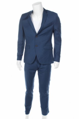 Pánský oblek  Isaac Dewhirst, Velikost M, Barva Modrá, 73% polyester, 3% elastan, Cena  1 226,00 Kč