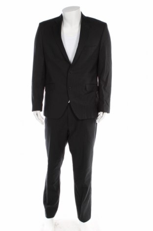 Ανδρικό κοστούμι Jake*s, Μέγεθος L, Χρώμα Μαύρο, Μαλλί, Τιμή 64,95 €