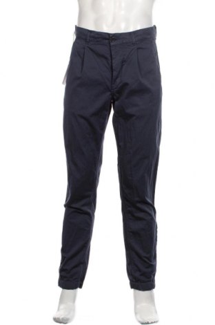 Мъжки панталон Aspesi, Размер M, Цвят Син, 63% памук, 37% полиамид, Цена 210,27 лв.