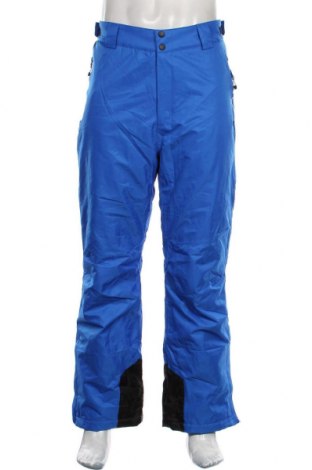 Pantaloni bărbătești pentru sporturi de iarnă, Mărime L, Culoare Albastru, Poliester, Preț 118,42 Lei