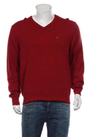 Мъжки пуловер A.W.Dunmore, Размер L, Цвят Червен, 80% вълна, 20% полиамид, Цена 36,00 лв.