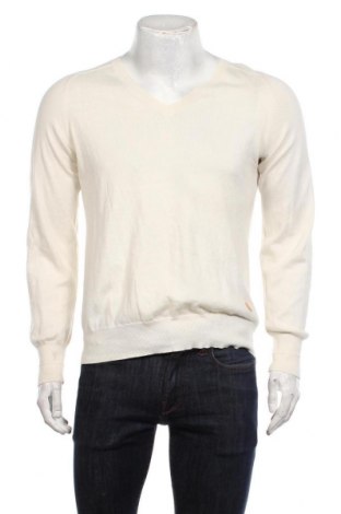 Мъжки пуловер Acne, Размер M, Цвят Екрю, 90% памук, 10% кашмир, Цена 186,00 лв.