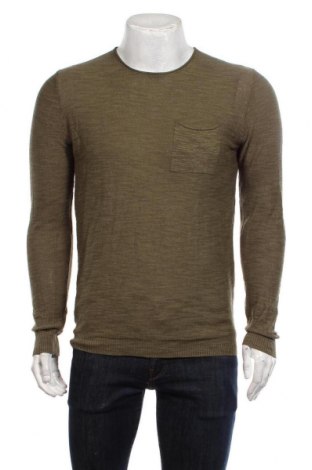 Мъжки пуловер Antony Morato, Размер M, Цвят Зелен, 54% памук, 46% вискоза, Цена 67,50 лв.