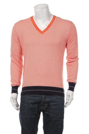 Мъжки пуловер Arthur Galan, Размер S, Цвят Оранжев, Памук, Цена 52,00 лв.