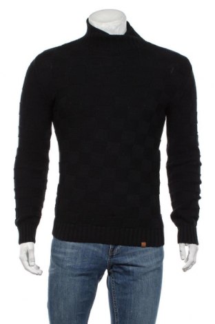 Ανδρικό πουλόβερ Indigo, Μέγεθος S, Χρώμα Μαύρο, Βαμβάκι, Τιμή 14,25 €