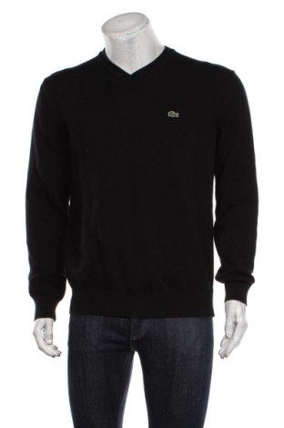 Ανδρικό πουλόβερ Lacoste, Μέγεθος XL, Χρώμα Μαύρο, Βαμβάκι, Τιμή 50,33 €