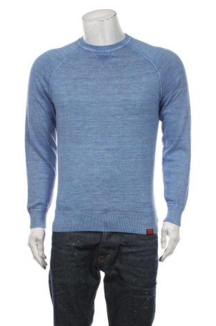 Ανδρικό πουλόβερ Superdry, Μέγεθος M, Χρώμα Μπλέ, Βαμβάκι, Τιμή 42,99 €