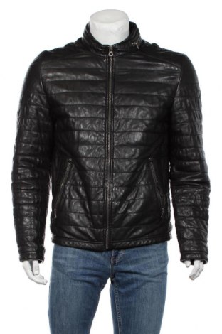 Pánská kožená bunda  Gipsy, Velikost M, Barva Černá, Pravá kůže, Cena  1 923,00 Kč