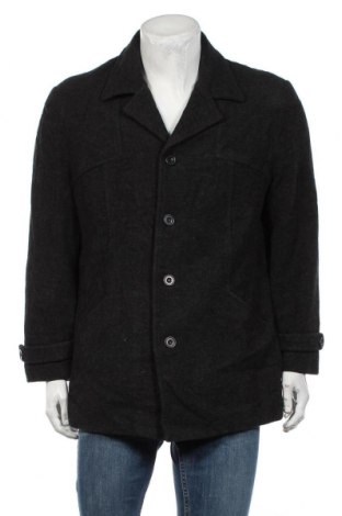 Ανδρικά παλτό, Μέγεθος S, Χρώμα Γκρί, 65% μαλλί, 35% βισκόζη, Τιμή 86,60 €