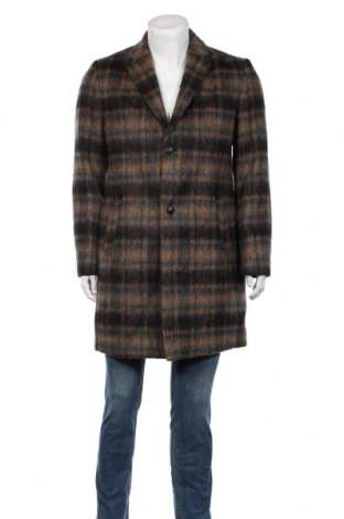 Мъжко палто Topman, Размер M, Цвят Многоцветен, 78% полиестер, 11% акрил, 8% вълна, 2% полиамид, 1% вискоза, Цена 80,15 лв.