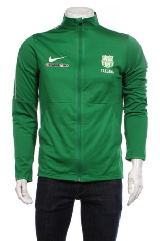 Мъжко спортно горнище Nike, Размер M, Цвят Зелен, Полиестер, Цена 75,00 лв.