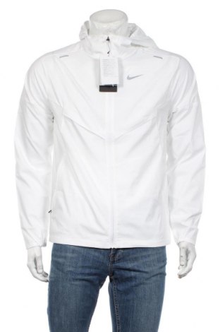 Ανδρικό αθλητικό μπουφάν Nike, Μέγεθος S, Χρώμα Λευκό, 93% πολυεστέρας, 7% ελαστάνη, Τιμή 32,29 €