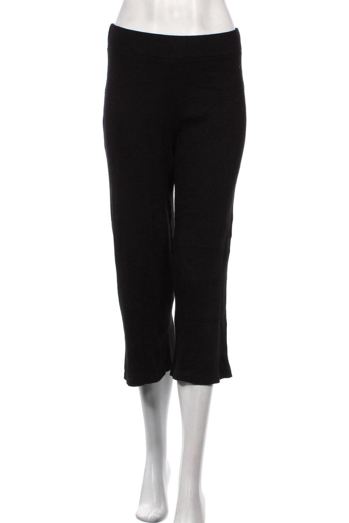 Pantaloni de femei Bershka, Mărime M, Culoare Negru, Preț 148,03 Lei