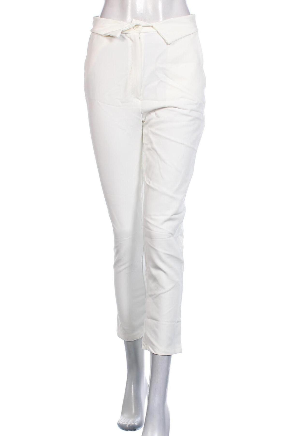 Дамски панталон Ella, Размер M, Цвят Бял, Цена 79,00 лв.