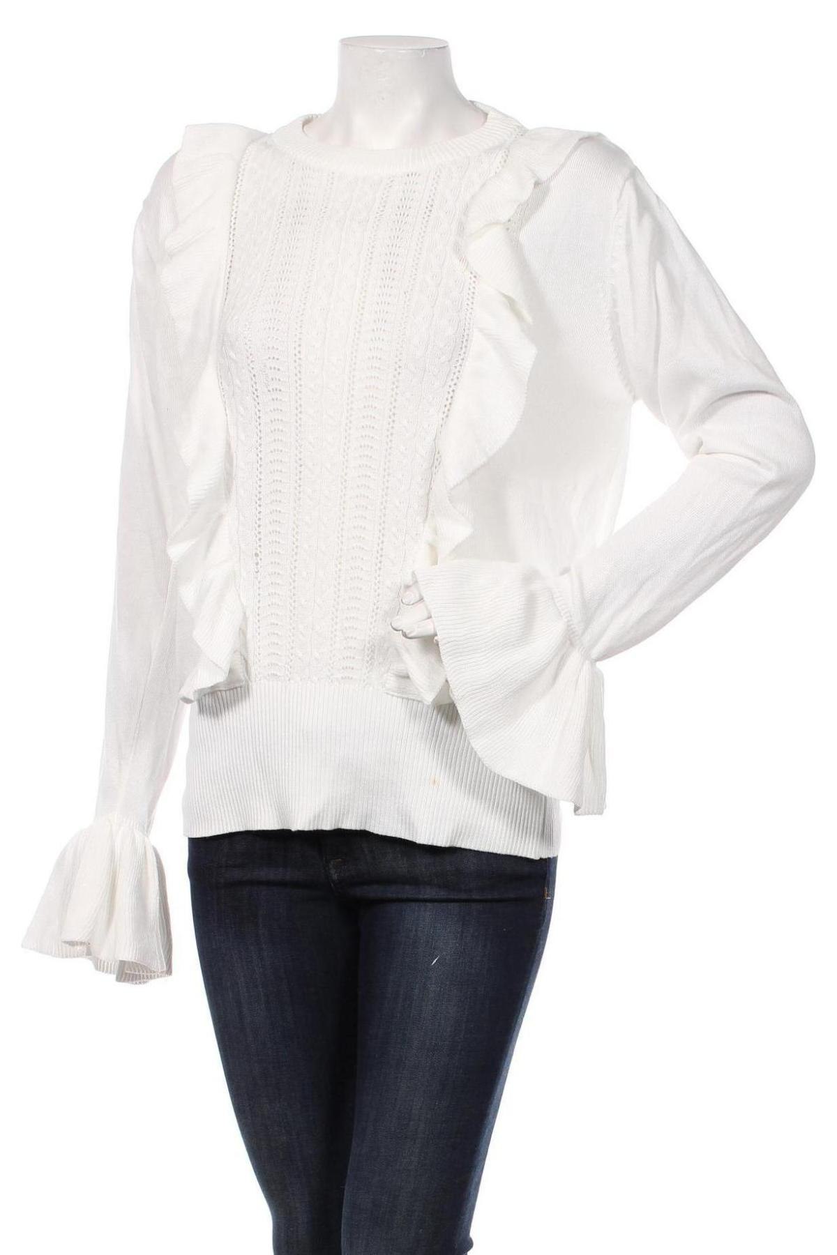Γυναικείο πουλόβερ Ginger, Μέγεθος L, Χρώμα Λευκό, Τιμή 35,57 €