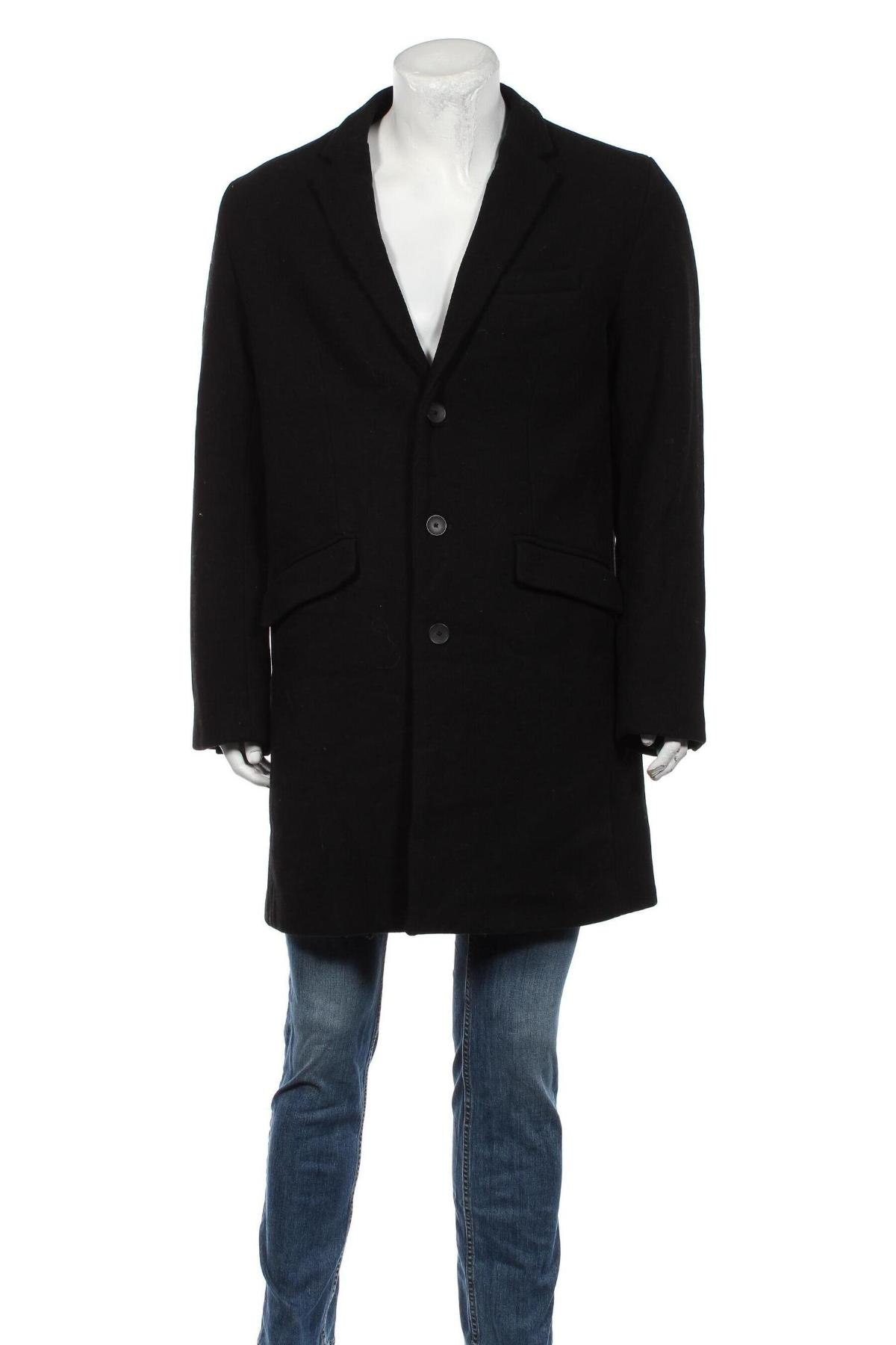Ανδρικά παλτό Smog, Μέγεθος XL, Χρώμα Μαύρο, Τιμή 86,60 €