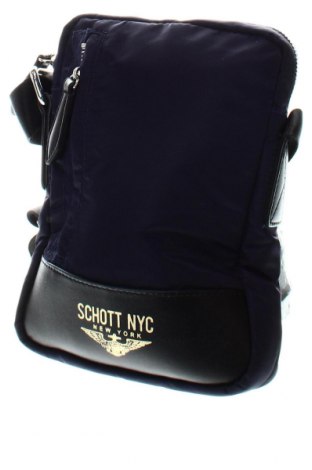 Τσάντα Schott, Χρώμα Μπλέ, Τιμή 41,21 €