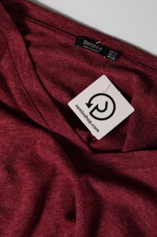 Дамска блуза Bershka, Размер S, Цвят Червен, Цена 4,37 лв.