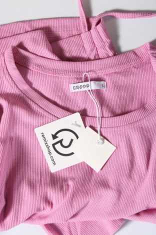 Γυναικεία μπλούζα Cropp, Μέγεθος L, Χρώμα Ρόζ , Τιμή 14,32 €