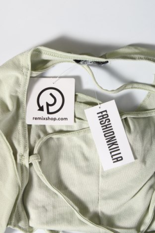 Дамска блуза Fashionkilla, Размер L, Цвят Зелен, Цена 6,20 лв.