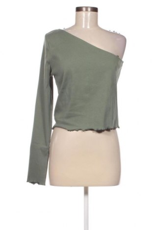 Γυναικεία μπλούζα Gina Tricot, Μέγεθος XL, Χρώμα Πράσινο, Τιμή 4,33 €